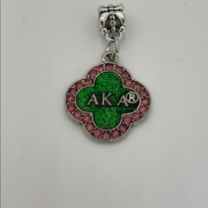 Charm Pendant For Alpha Kappa Alpha AKA Sorority. Charm Only